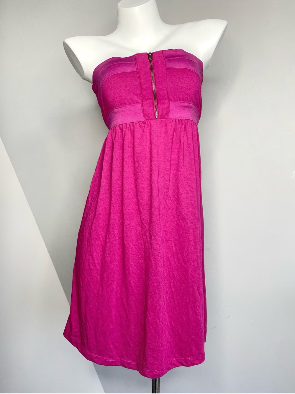 Ardene Y2k Hot Pink Strapless Dress